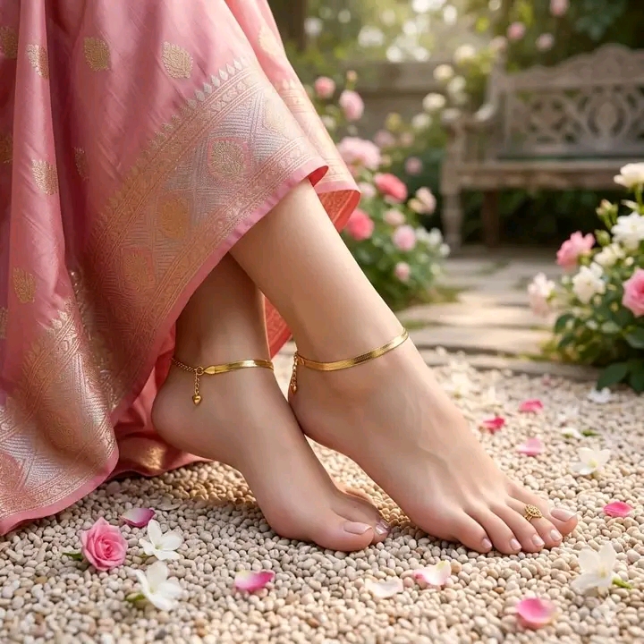 দুই পিস প্রিমিয়াম ২২ ক্যারেট পায়েল 480 টাকা